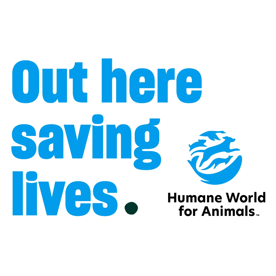 Humane World for Animals mission stickers – Set of 4 product image (5)