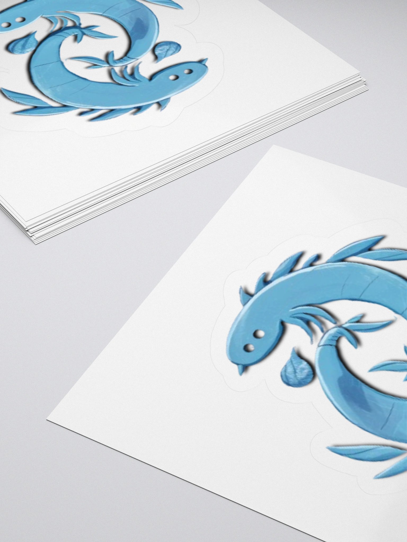 Exclusive Pisces Minimalist Sticker: Dual Fish Design - Perfect for Laptops, Cars, and Astrology Enthusiasts! product image (12)