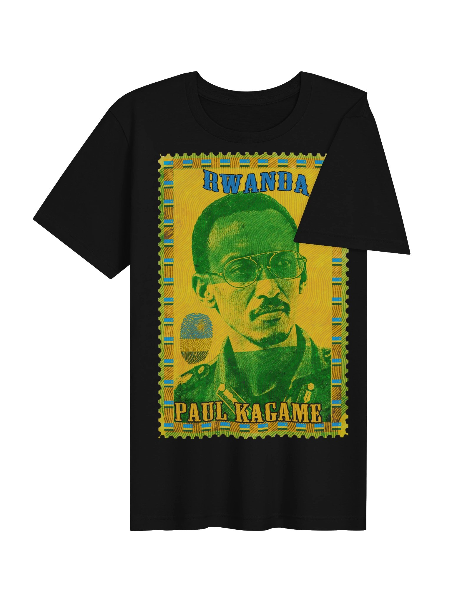Vintage Postage Stamp of Paul Kagame Rwanda T-Shirt product image (31)