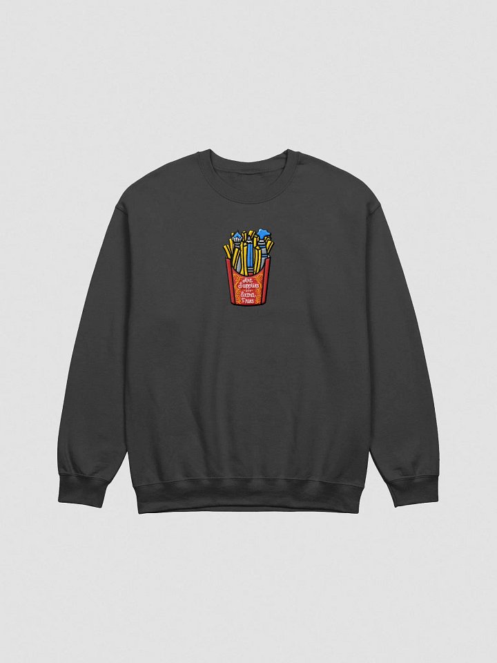 Art Supplies and Extra Fries Embroidered Sweater product image (1)