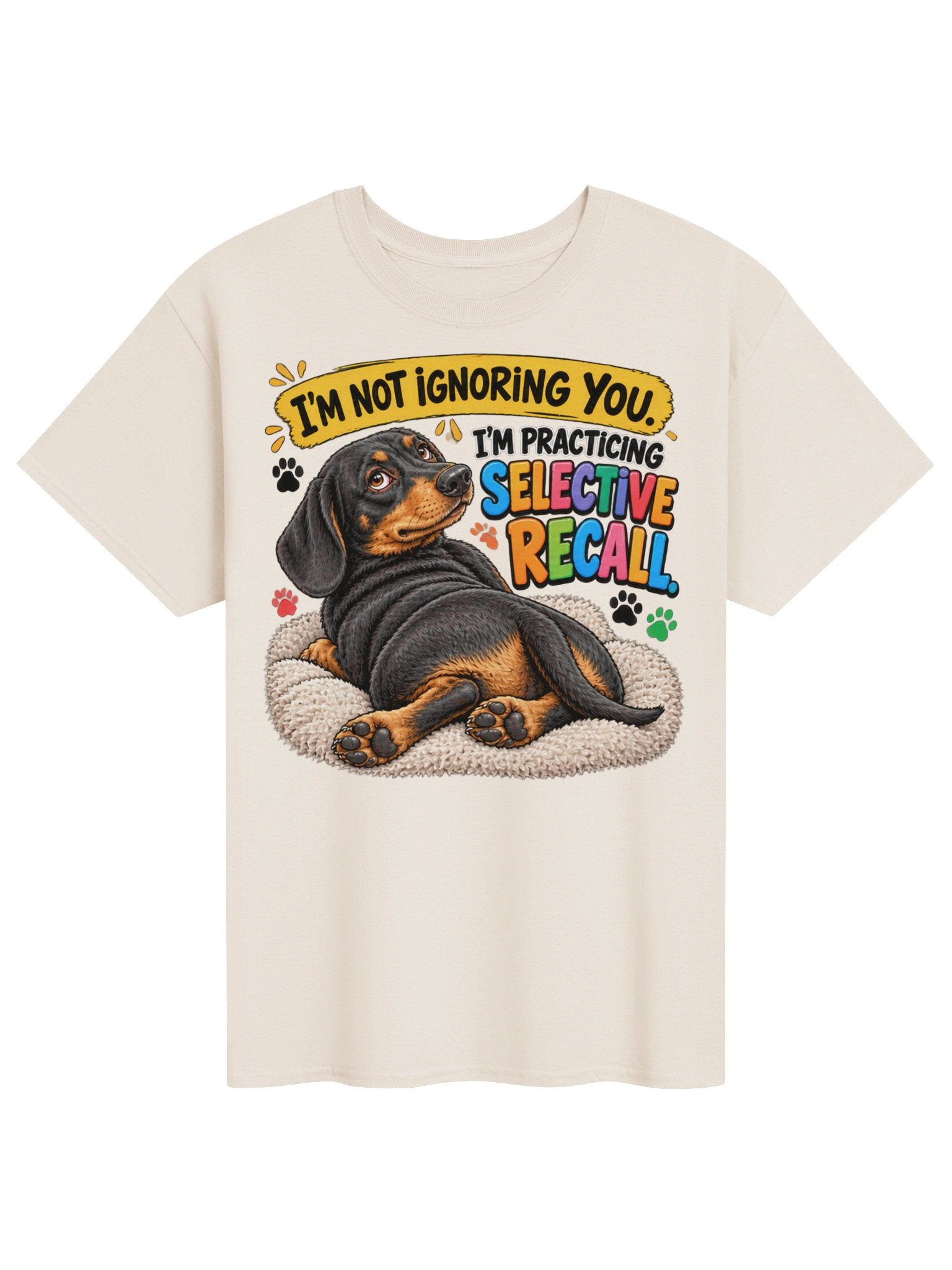 I'm Not Ignoring You – Selective Recall Funny Dog T-Shirt product image (1)