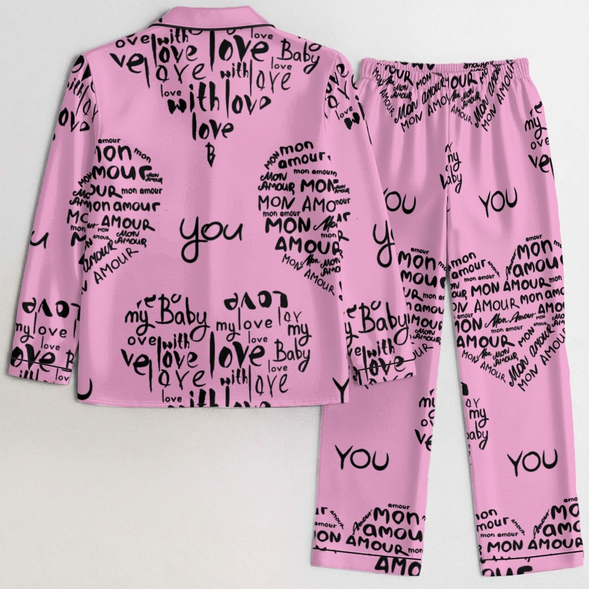 Love Letter Pink Pajama Set product image (2)