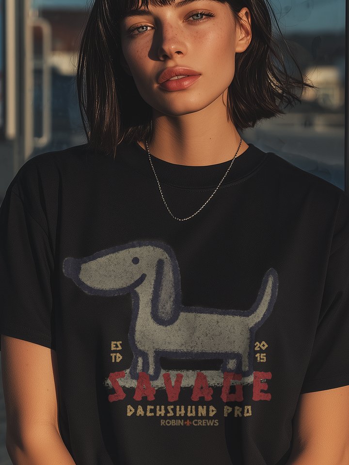 dachshund shirt product image (2)