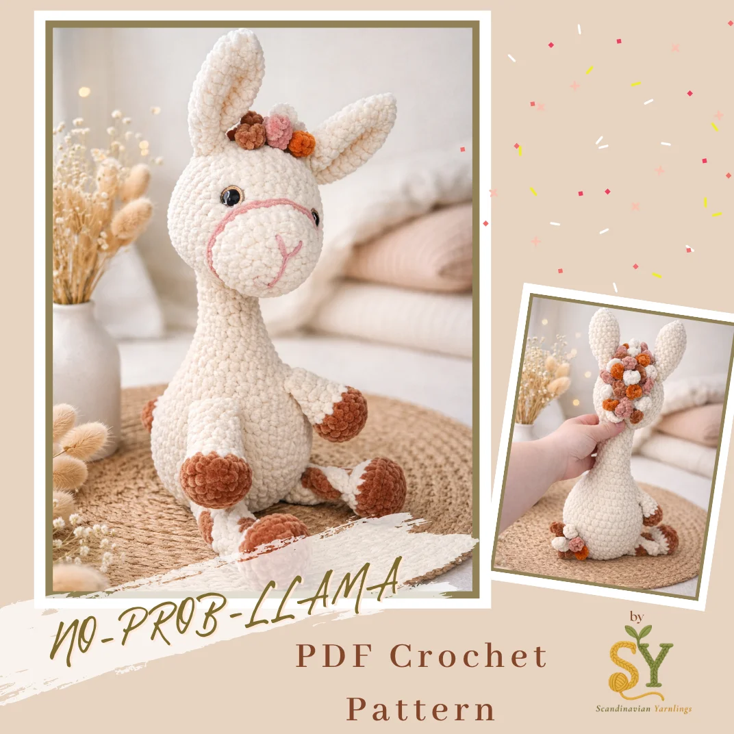 Crochet Pattern: No-Prob-Llama Yarnling PDF product image (1)