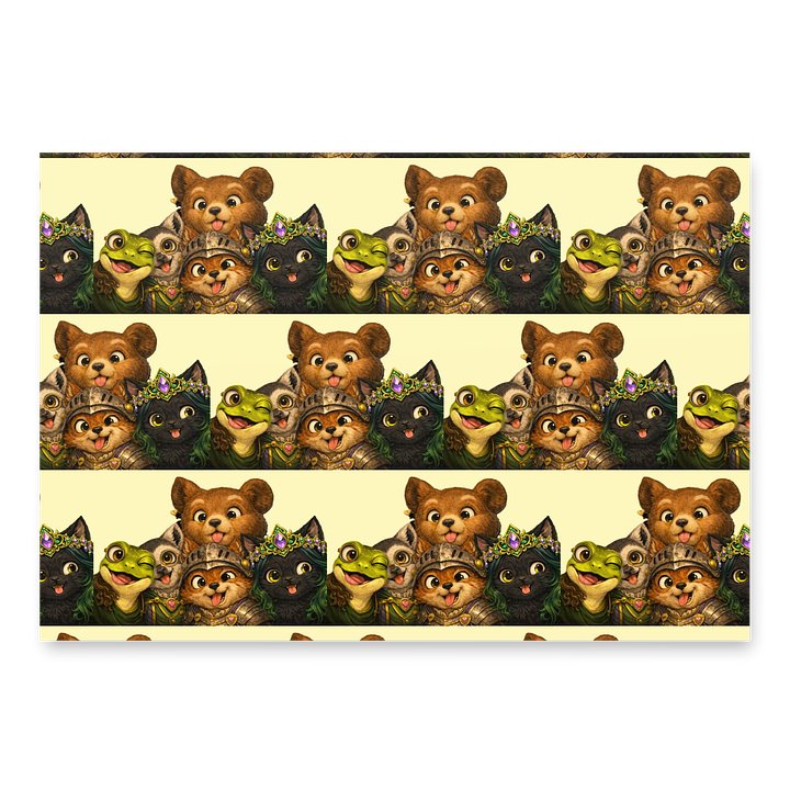 Kingdoms courts wrapping paper product image (2)
