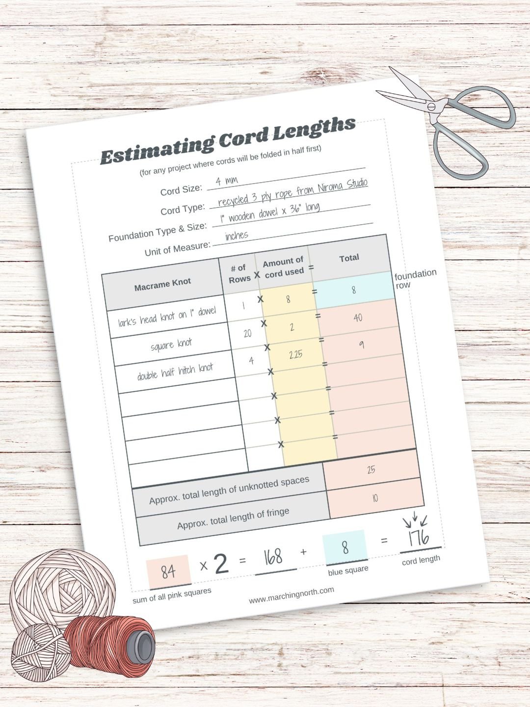 Macrame Project Planner (Digital Download) product image (3)