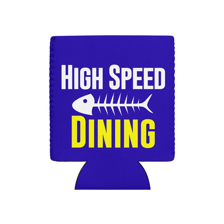 High Speed Dining Fishbone Logo - Can Cooler product image (1)