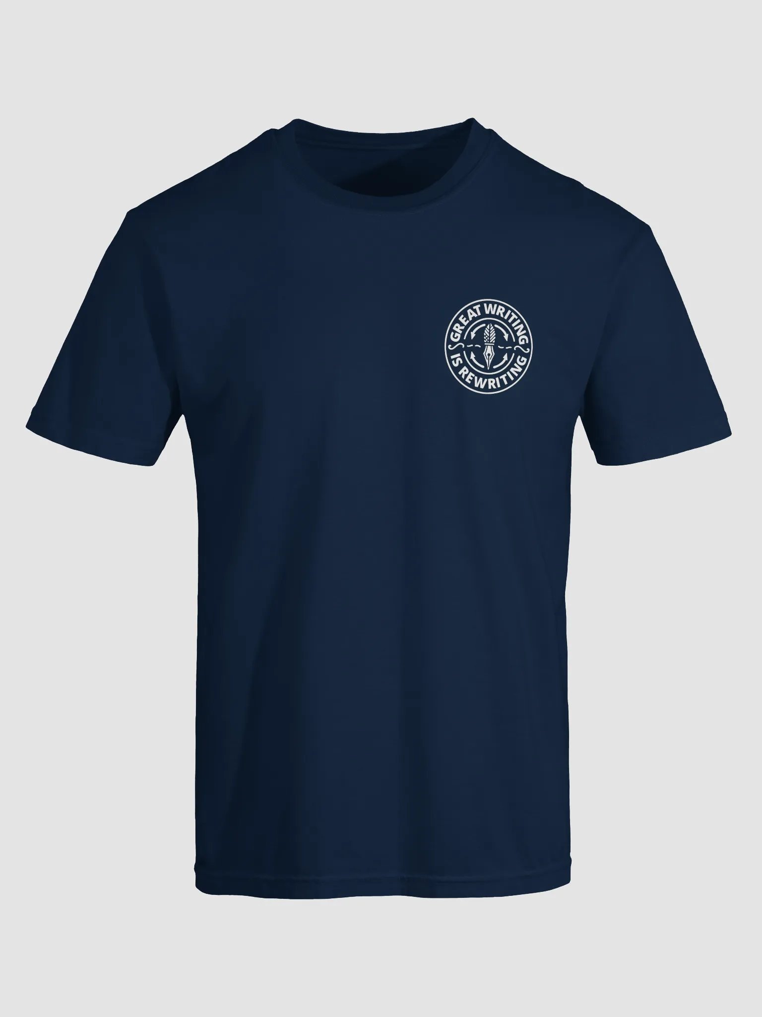 Great Writing Is Rewriting T-Shirt—Dyed Heavyweight T-Shirt (Color Image) product image (37)