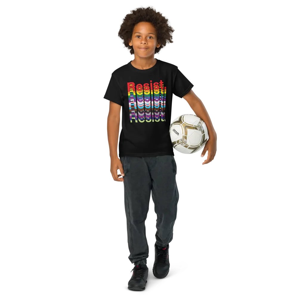 Resist - Rainbow Gildan Youth Sports Tee product image (8)