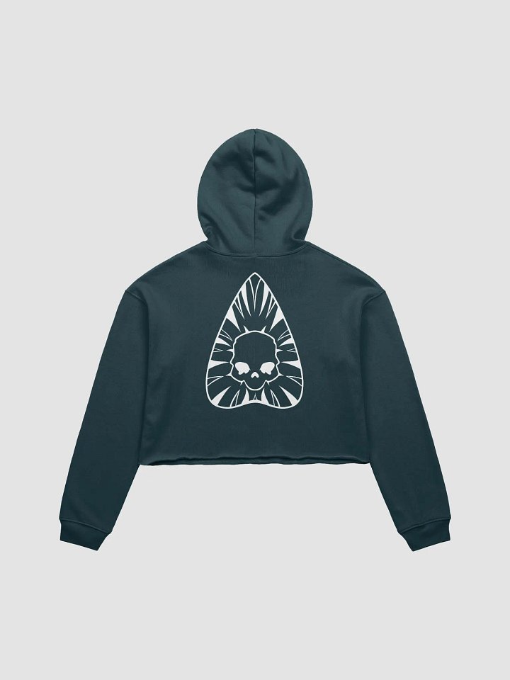 Revchette Front and Back White Logo - Cropped Sweatshirt product image (2)