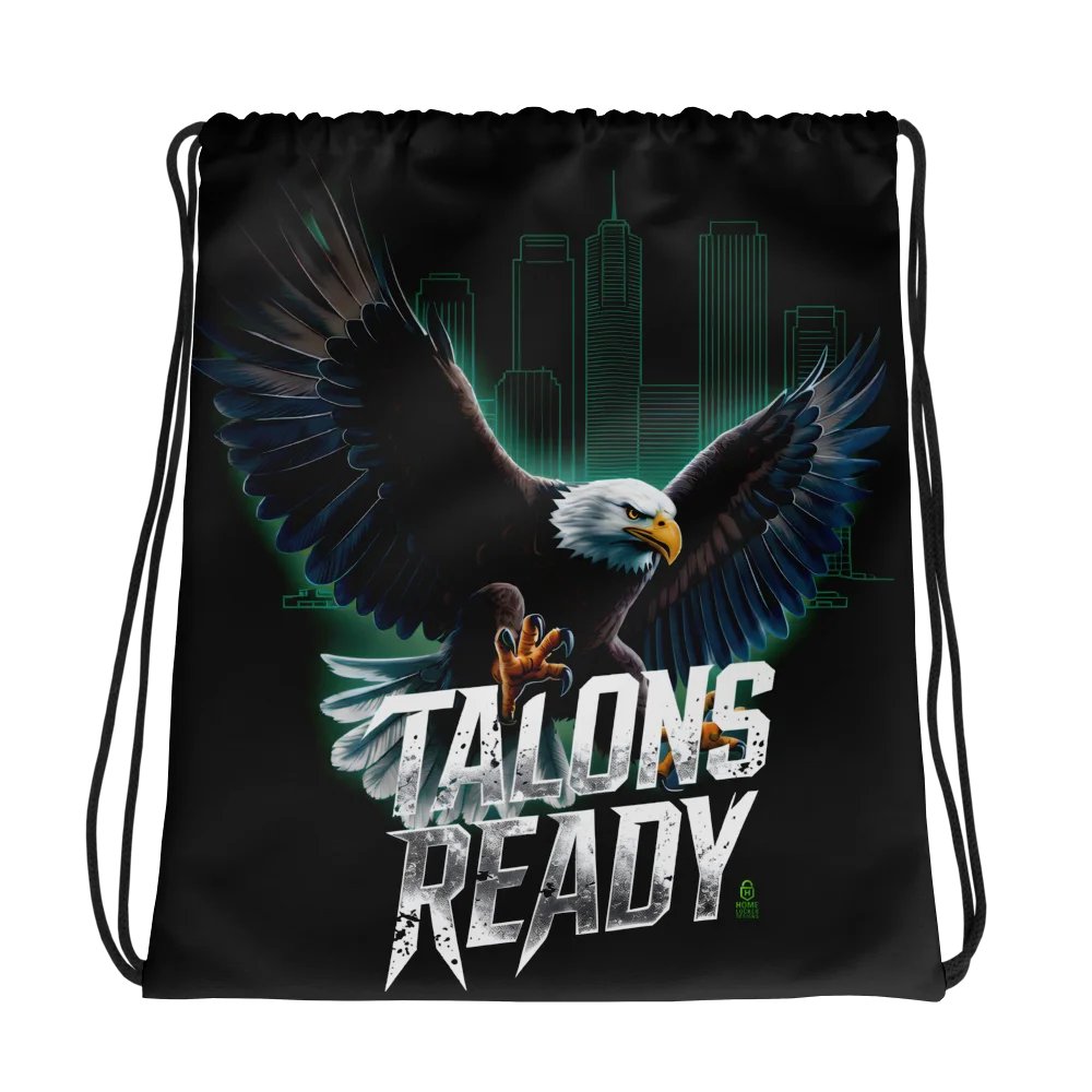 Talons Ready Drawstring Bag | Philadelphia | Football | Home Locker product image (1)