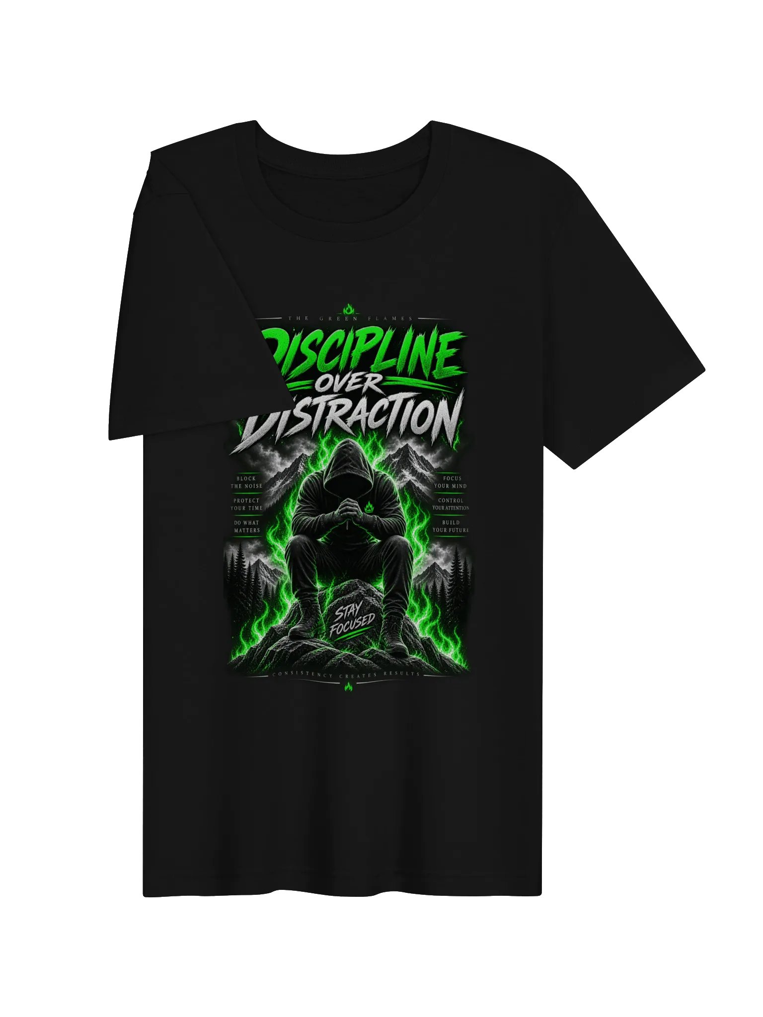 The Green Flames Apparel Bella+Canvas Tee product image (5)