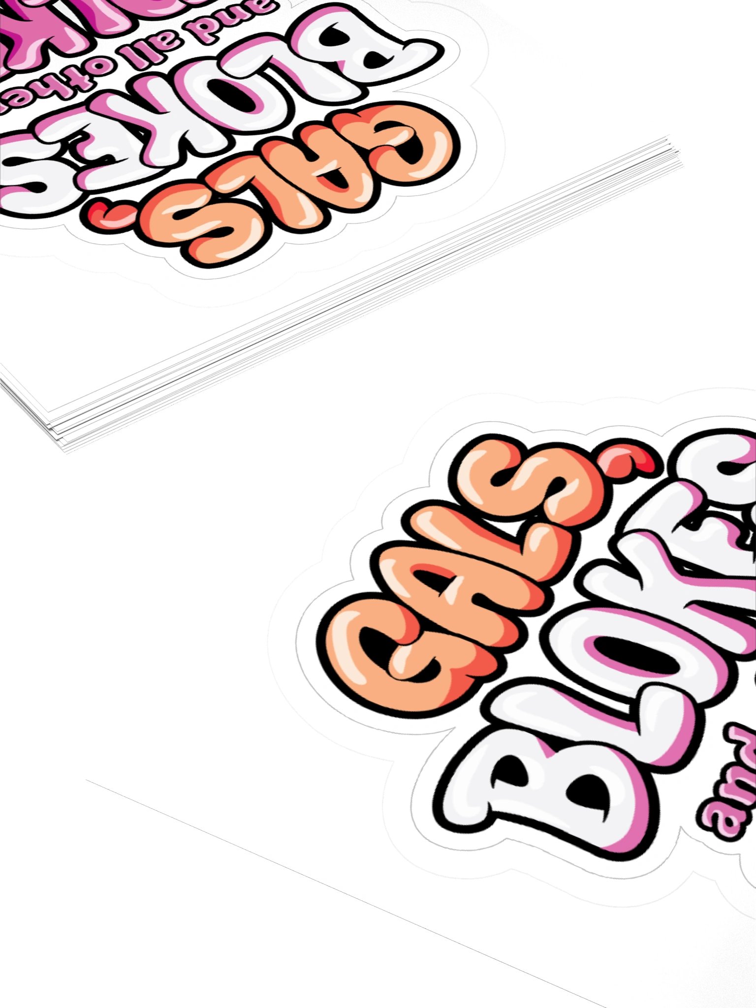 Sapphic Pride Sticker product image (4)