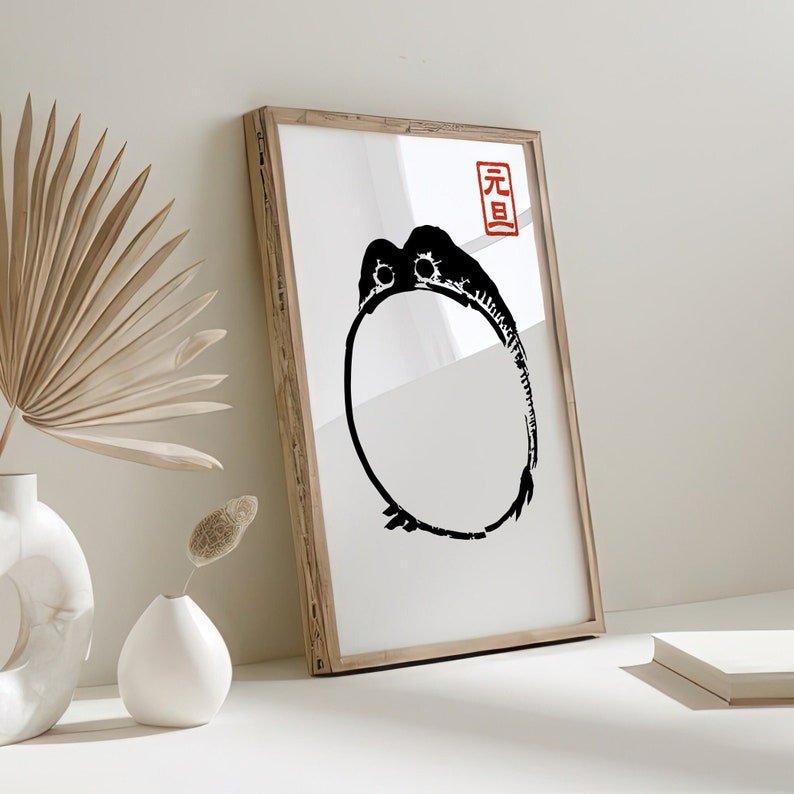 Japanese Matsumoto Hoji Frog Set of 3 and 4 color product image (5)