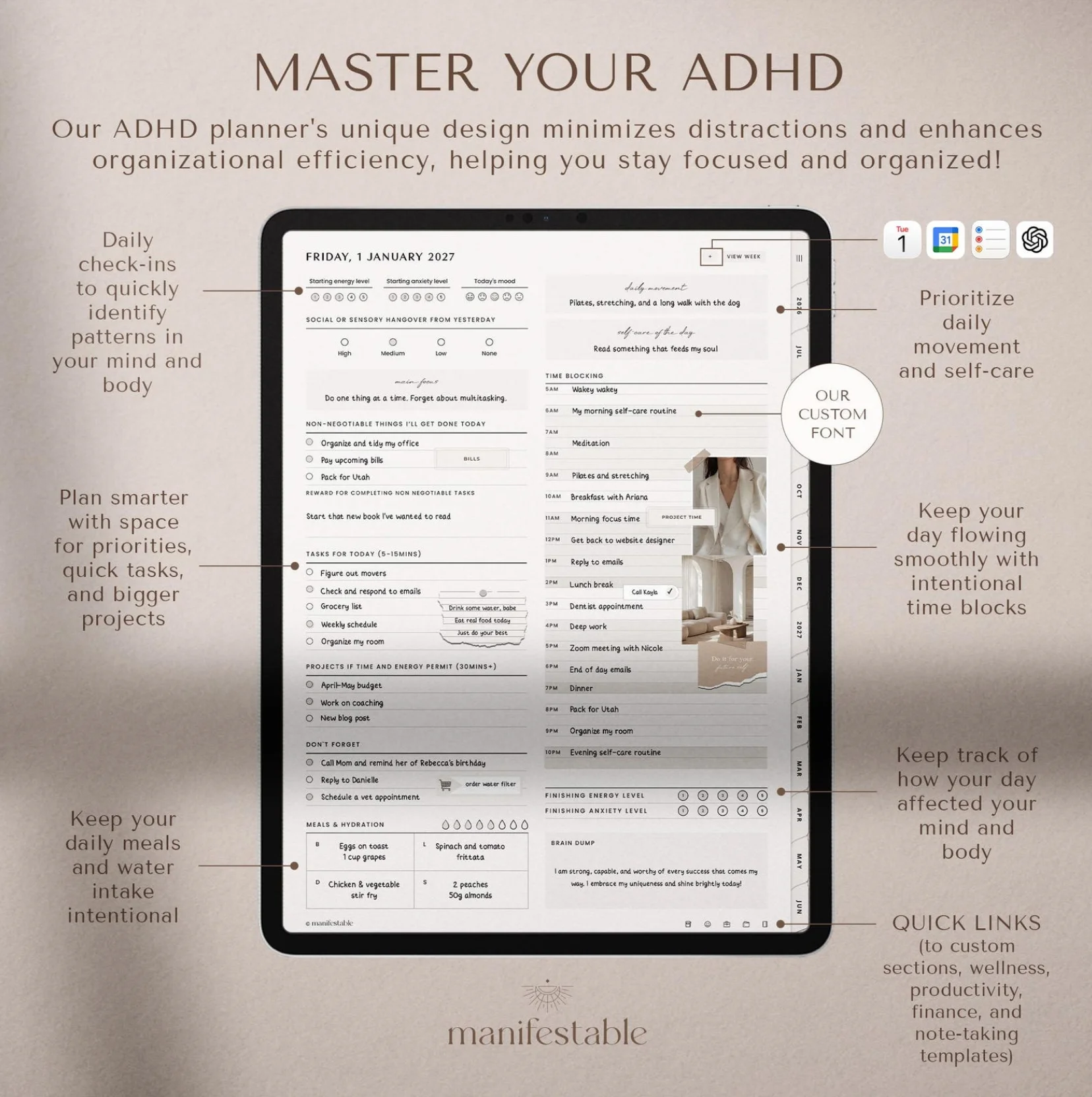 The ADHD Digital Planner 2026–2027 product image (3)