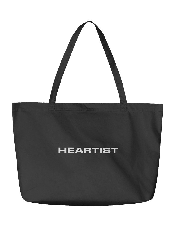 Heartist organic cotton tote bag product image (2)