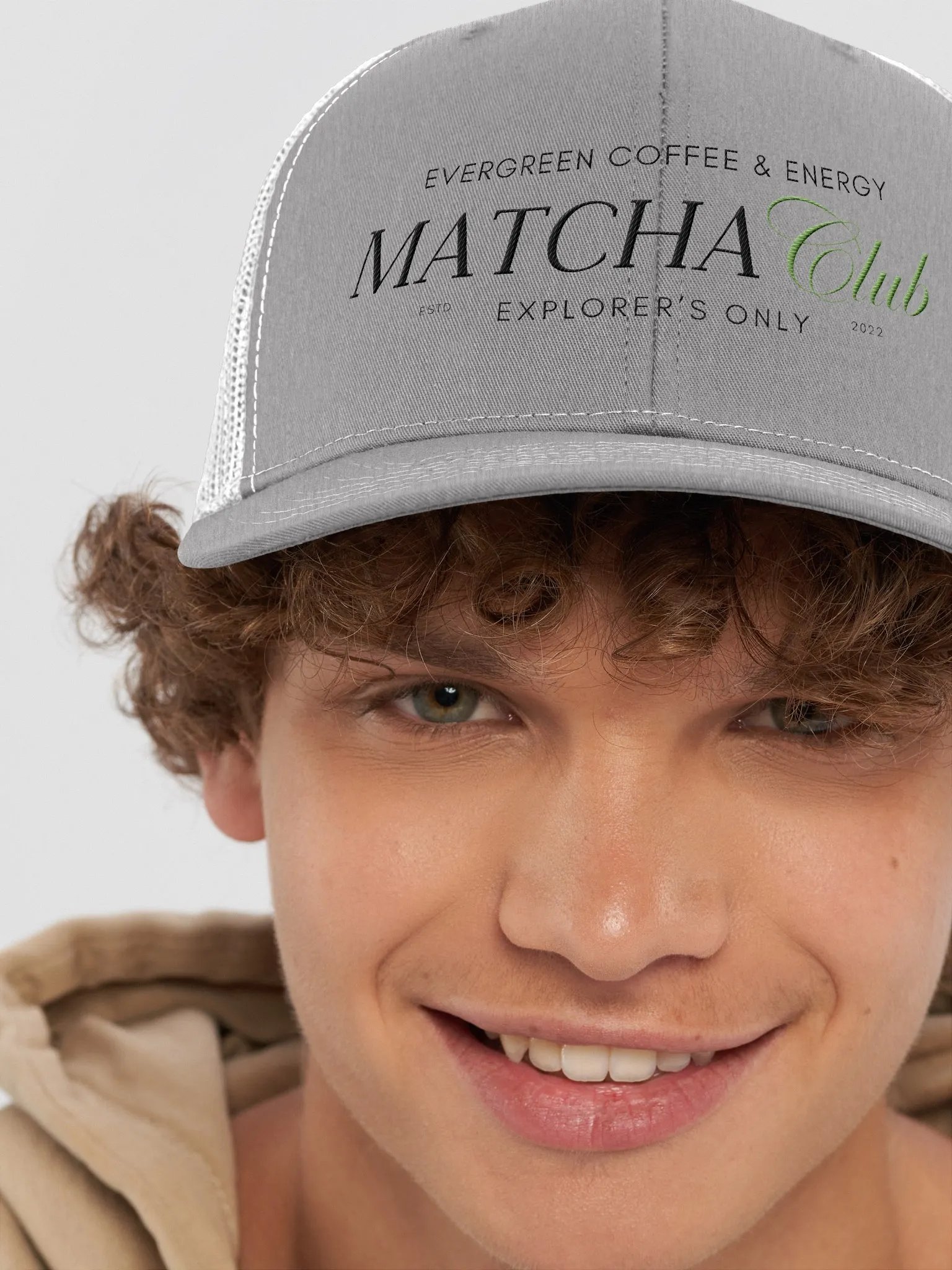Matcha Club Trucker Hat | Sip Society product image (6)