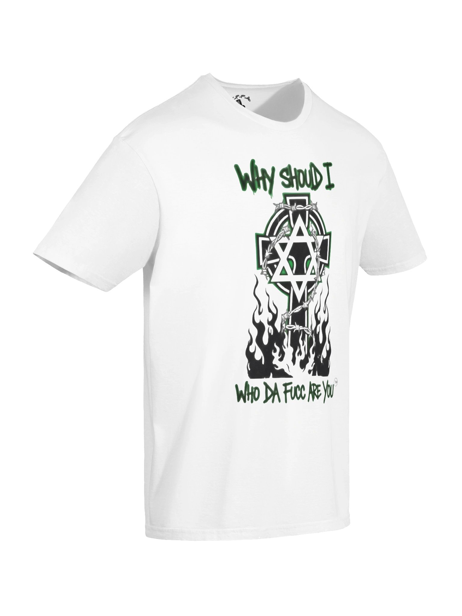 Why Should I. Who Da Fucc Are You. | RelaxFit Statement Tee product image (10)