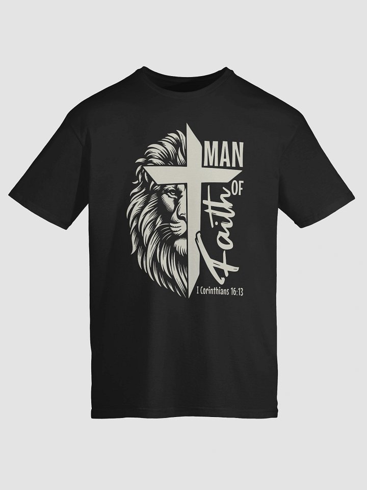 Majestic Lion Cross Unisex T-Shirt product image (1)