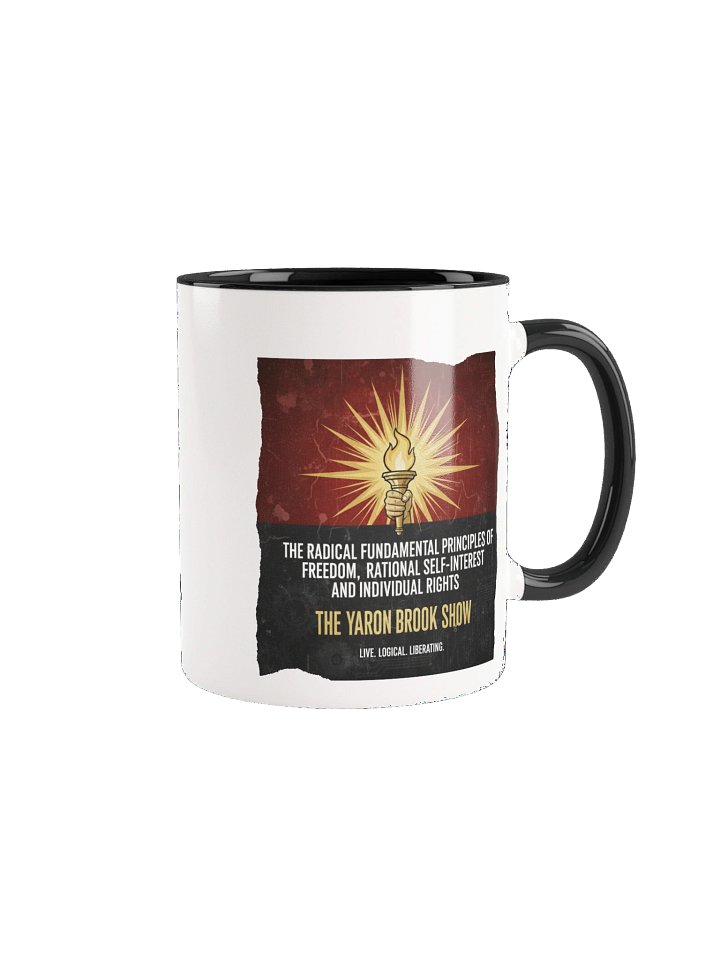 The Reason & Rights Mug – Official Yaron Brook Show Merchandise product image (1)