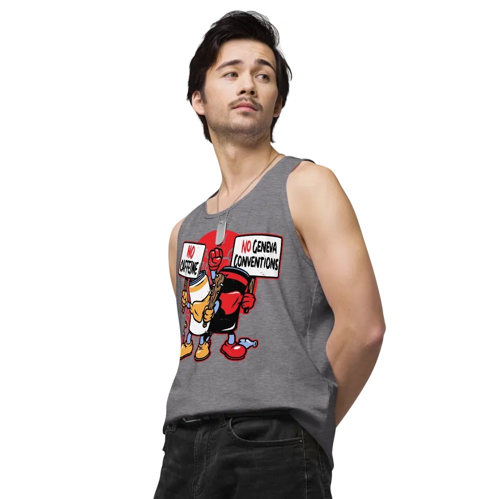 No Caffeine No Geneva Conventions Tank Top product image (4)