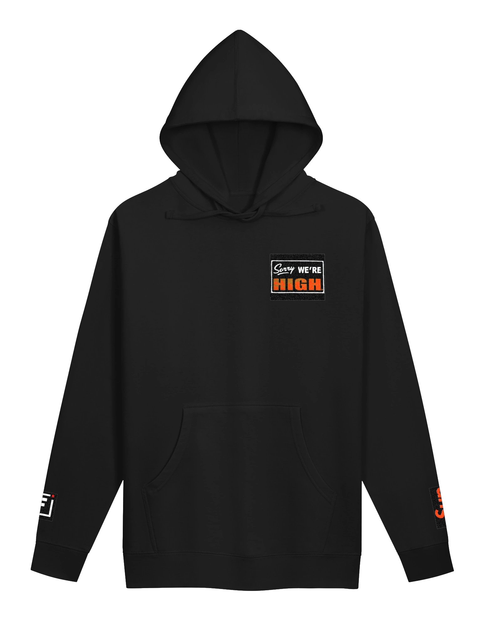Slick Slim fit black FRESH drop hoodie! product image (1)
