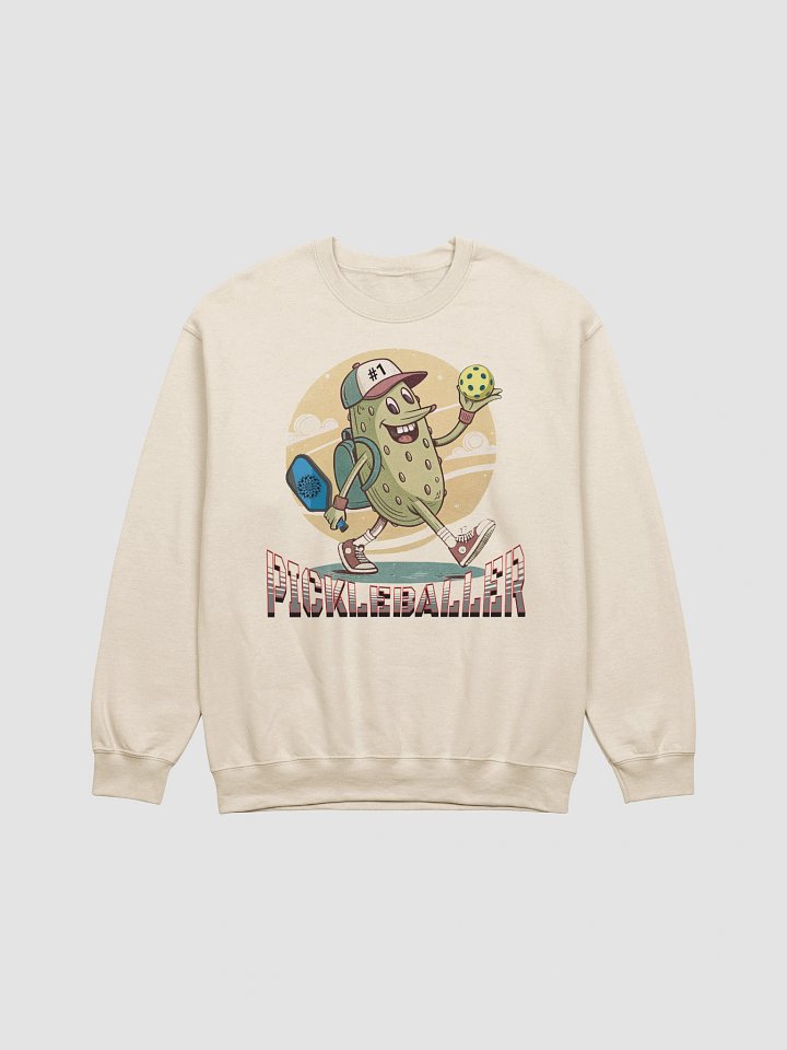 Pickleballer Pickleball Cartoon Crewneck Sweatshirt product image (21)