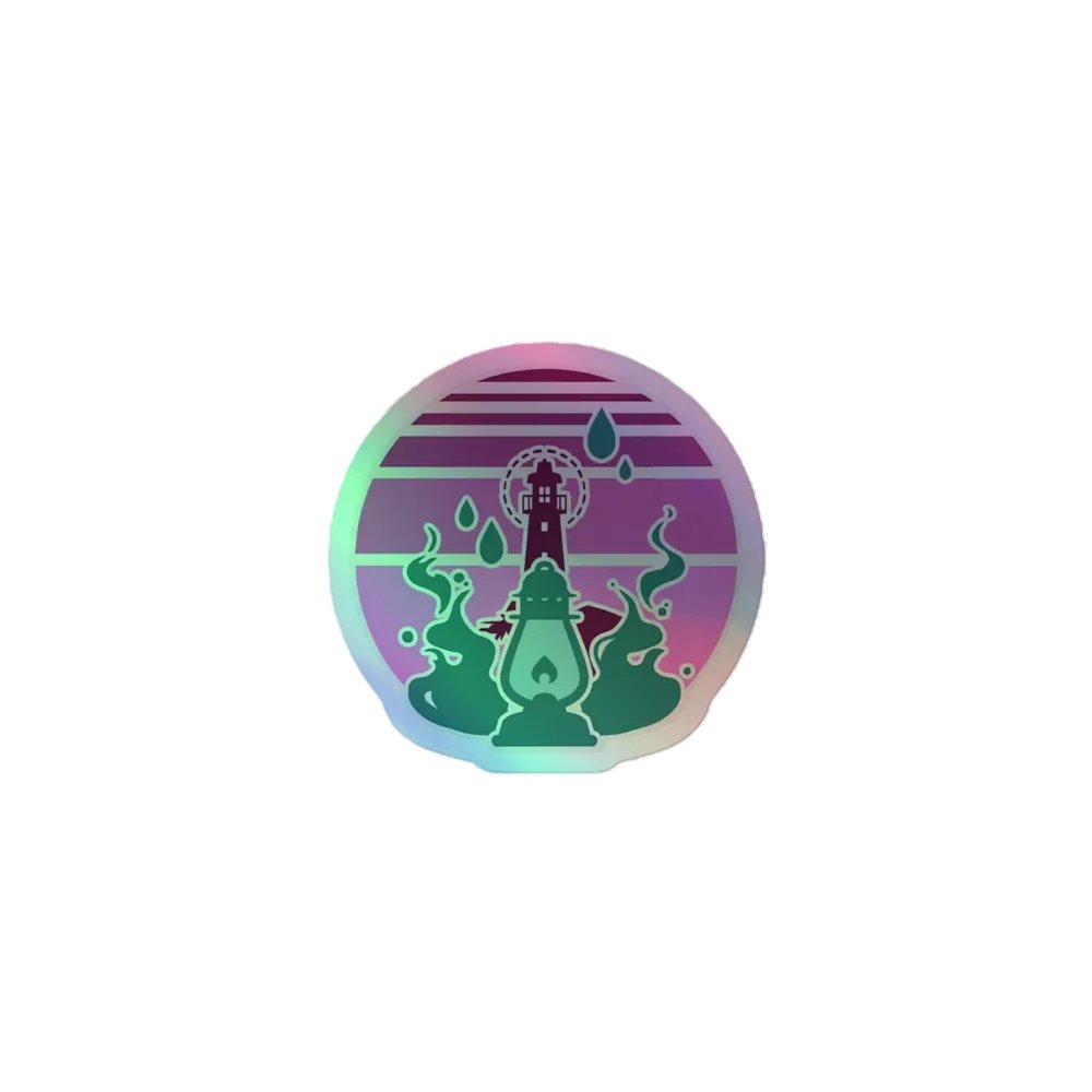 Safety in the Lighthouse | Kiss-Cut Holo Sticker product image (1)