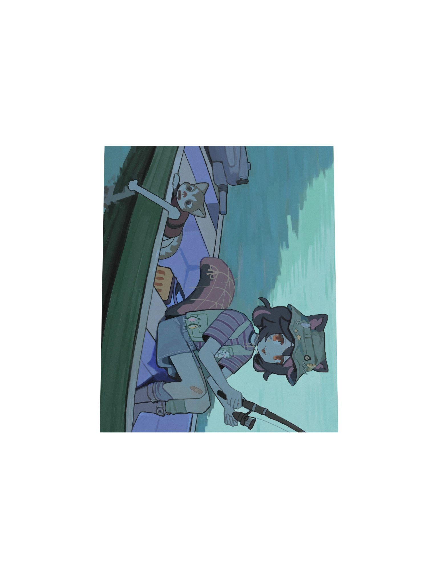 Fishin' art print product image (20)
