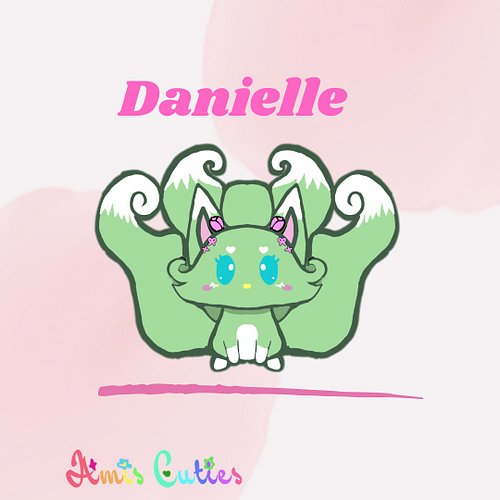 Welcome the new cutie, Danielle aka Dani to the collection <3 #kawaii #oc #cute #fox #green