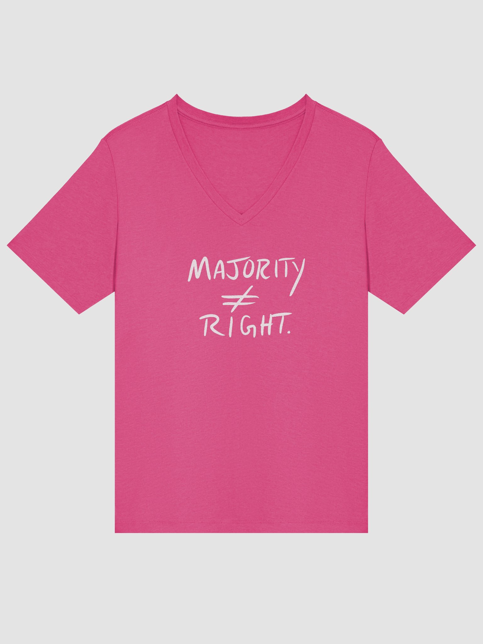 Majority ≠ Right V-Neck tee (white) product image (21)
