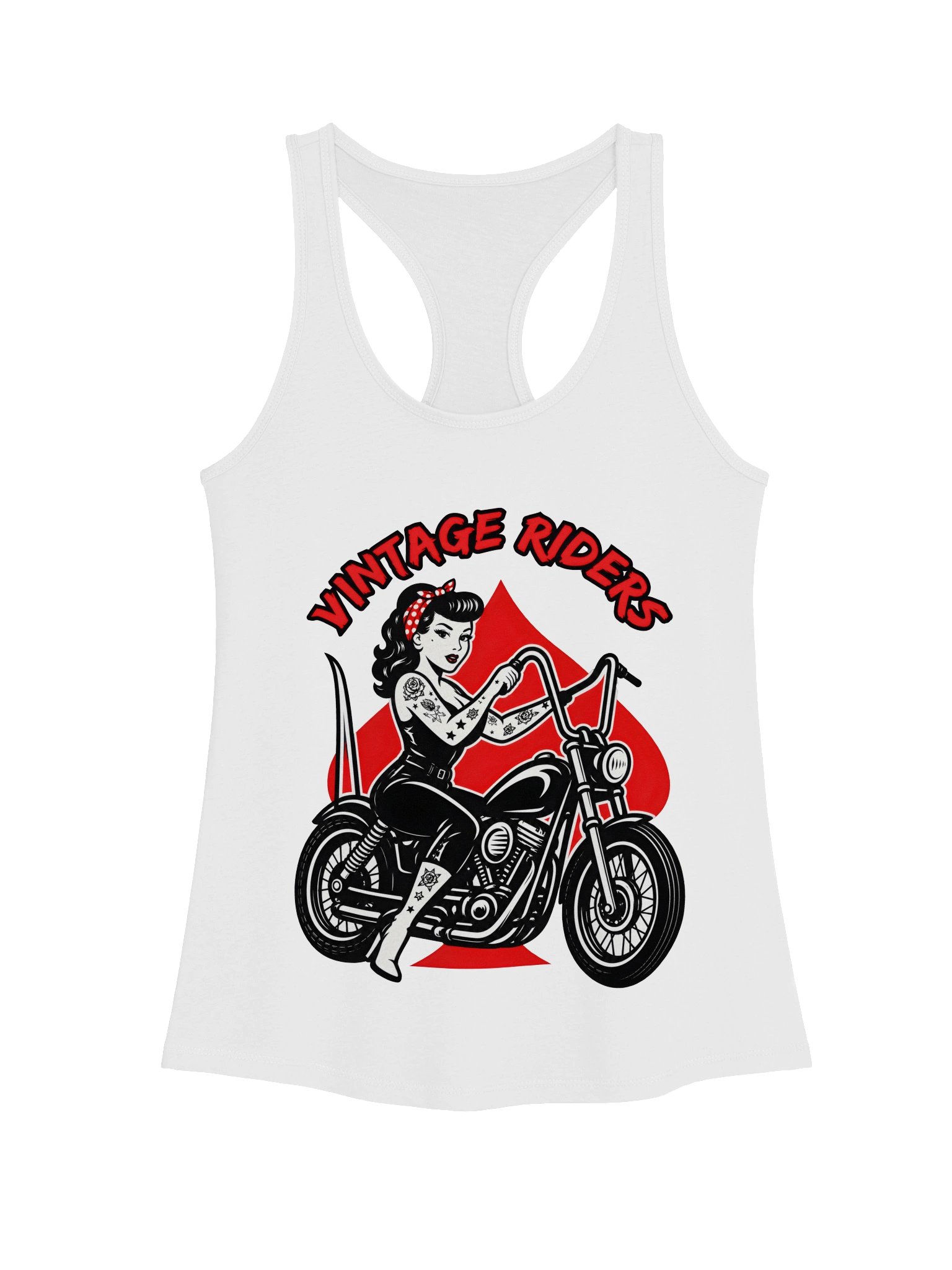 Vintage Pinup — Next Level Women's Racerback Tank Top product image (2)