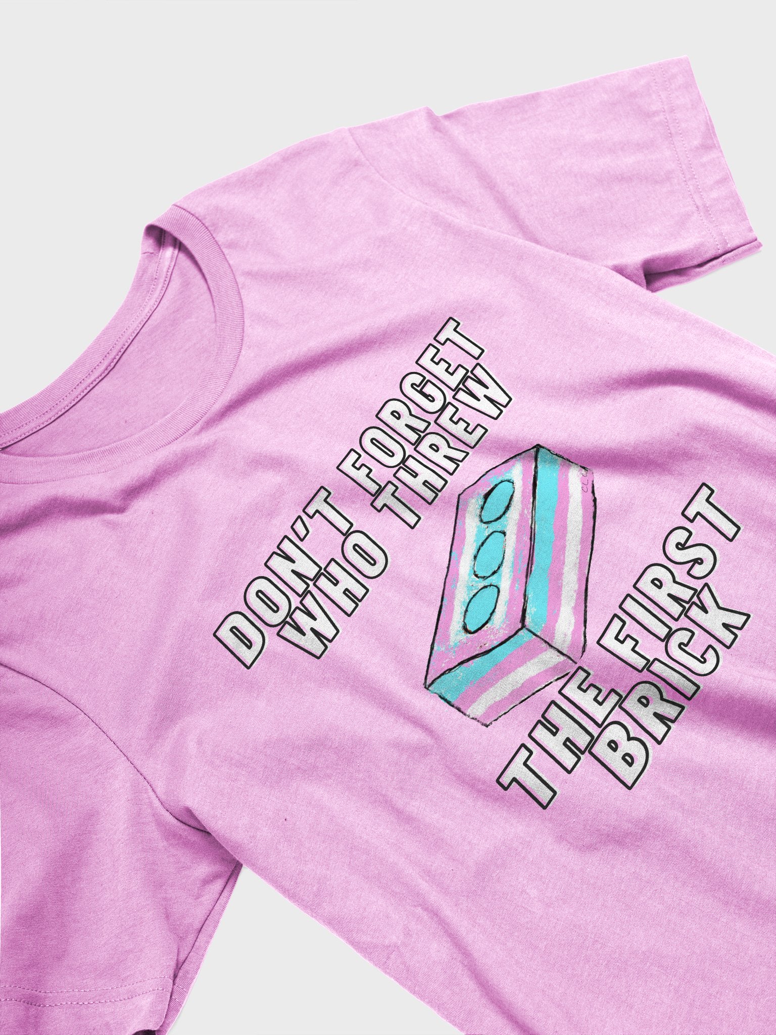 Don't Forget Who Threw The First Brick Tee product image (14)