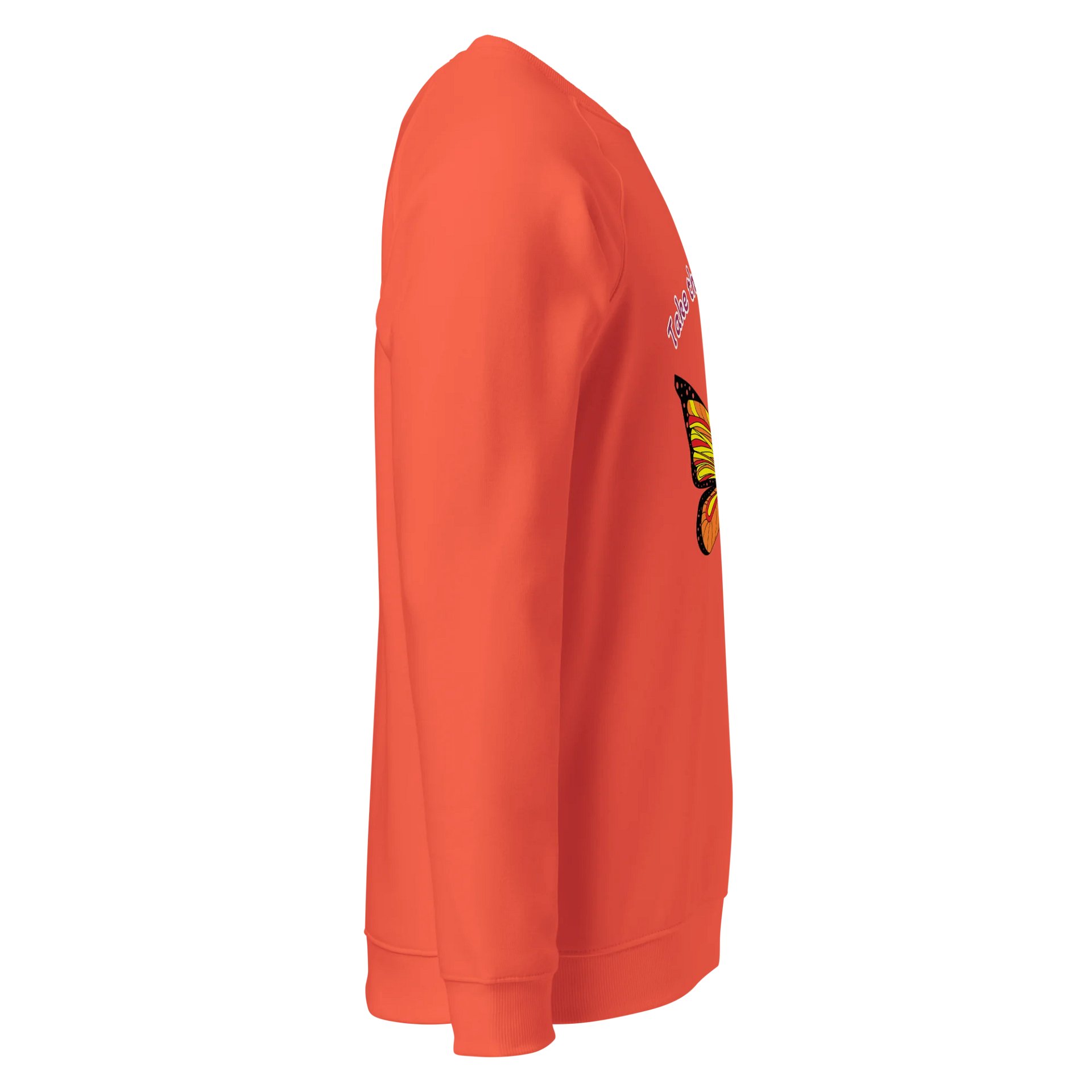 Butterfly Serenity Organic Raglan Sweatshirt product image (4)