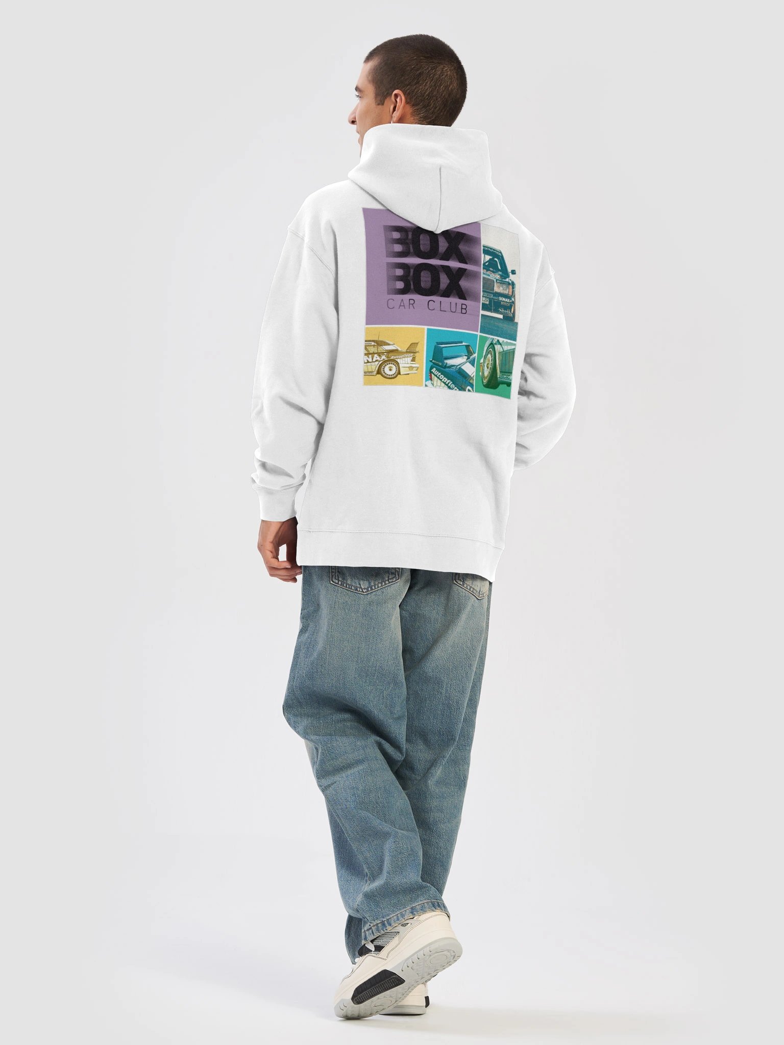 BOXBOX Retro Racing Car Club Hoodie product image (6)