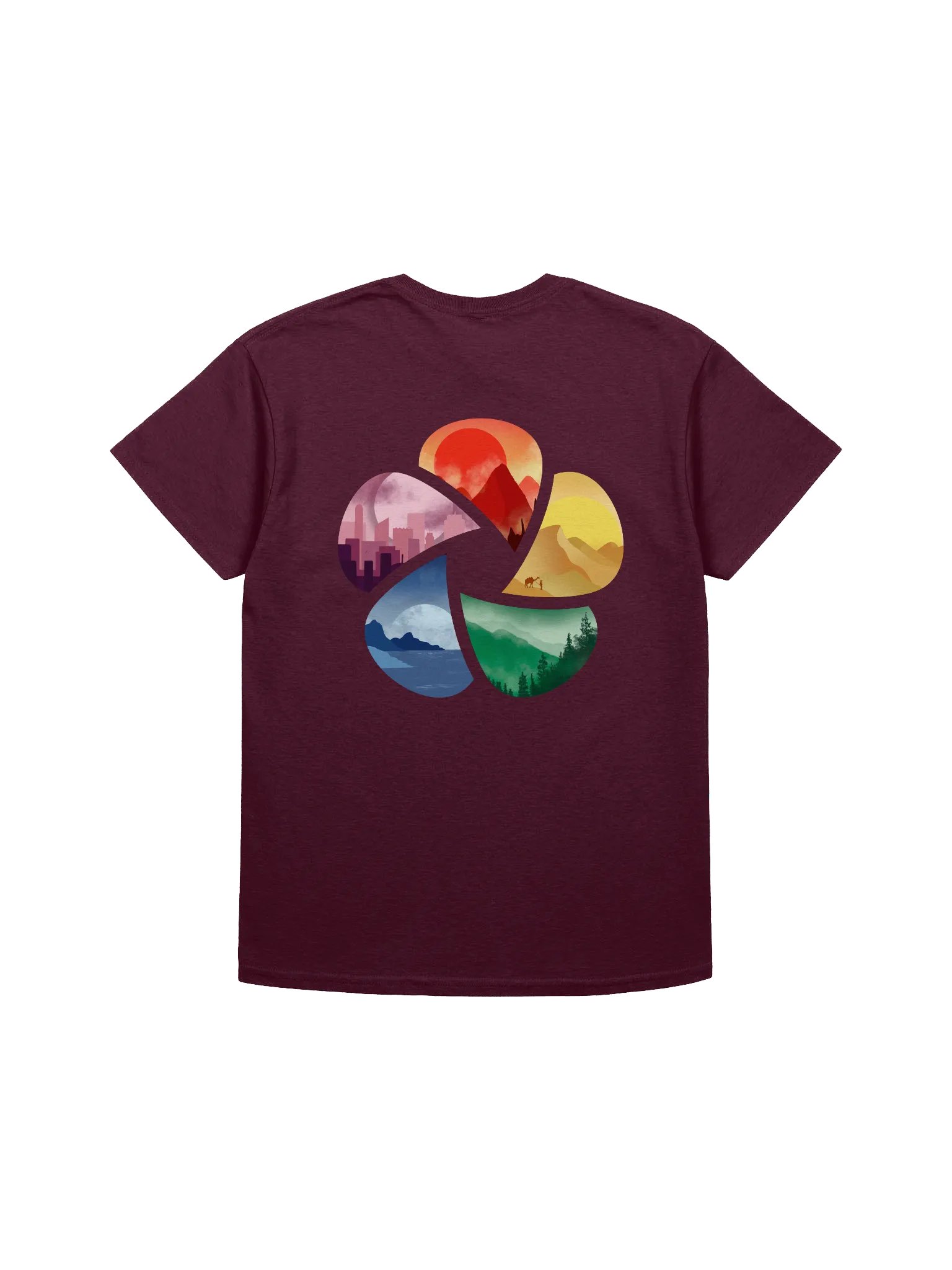 Mich Logo Landscape Heavyweight T-Shirt product image (1)