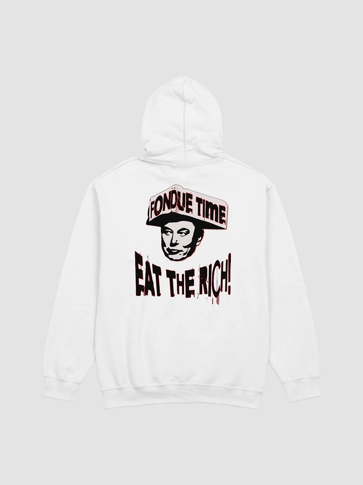 Eat the Rich - Fondue Time Hoodie White product image (1)