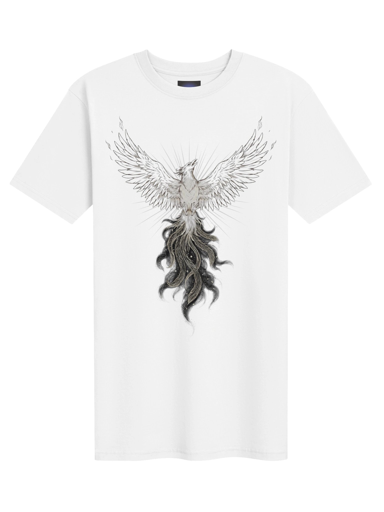 The Phoenix Ascension // Cosmic Nebula Heavyweight Tee product image (3)