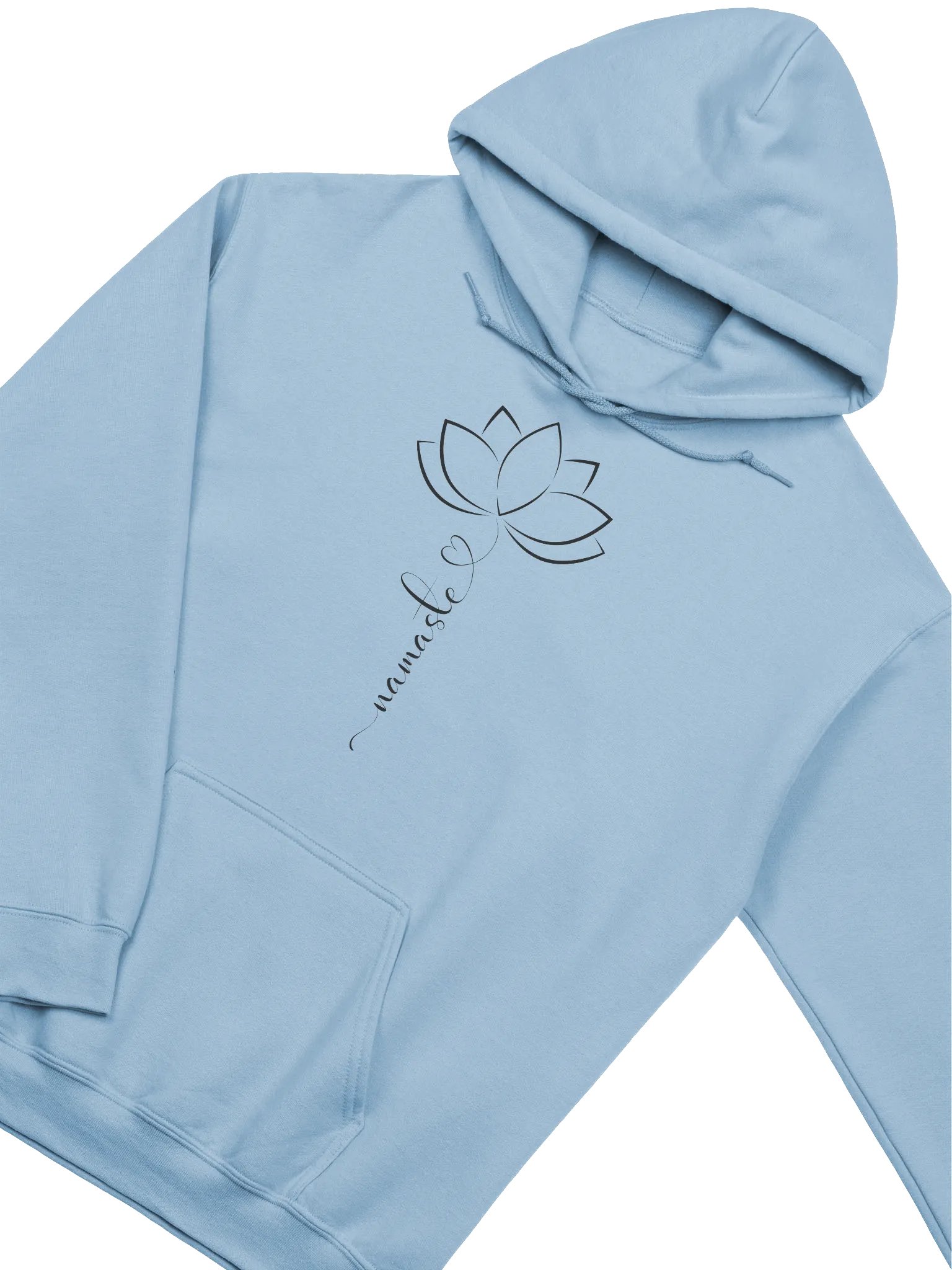Namaste Lotus Hoodie - Embrace Tranquility in Style product image (2)