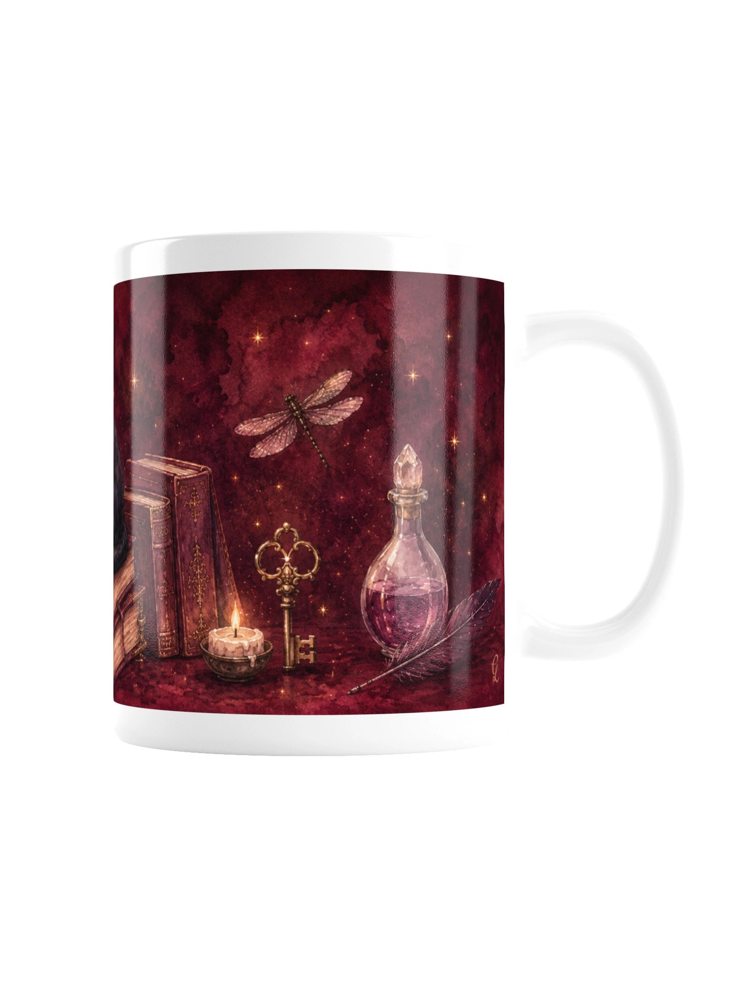 Mug - Le Chat de la sorcière - Rouge velours product image (3)