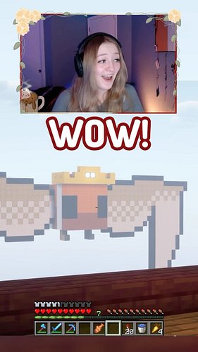 Ever seen a buff fish? #minecraft #skyblockkingdoms #minecraftsmp #mcyt #funnymoments