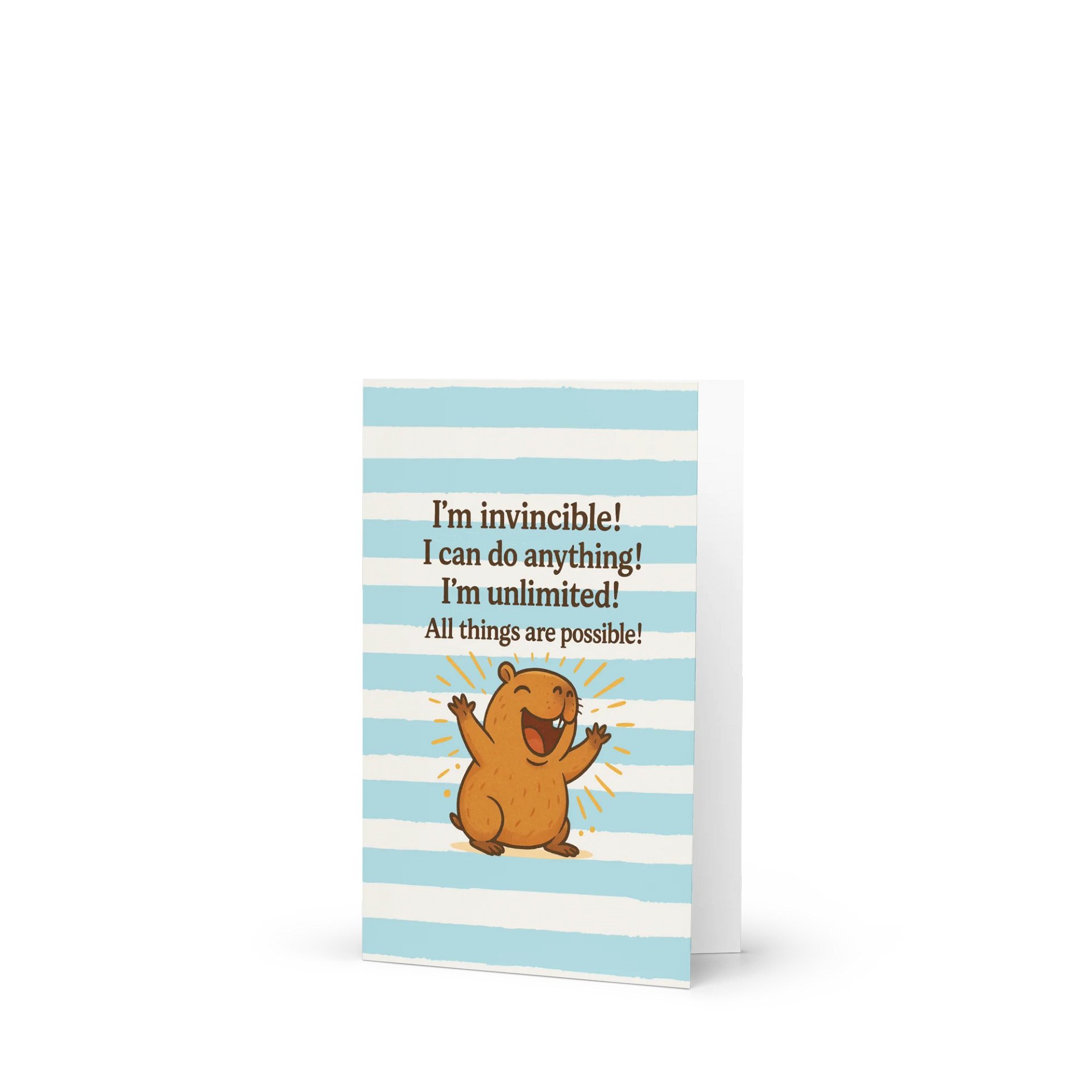 I'm Invincible Cappy - Card product image (4)