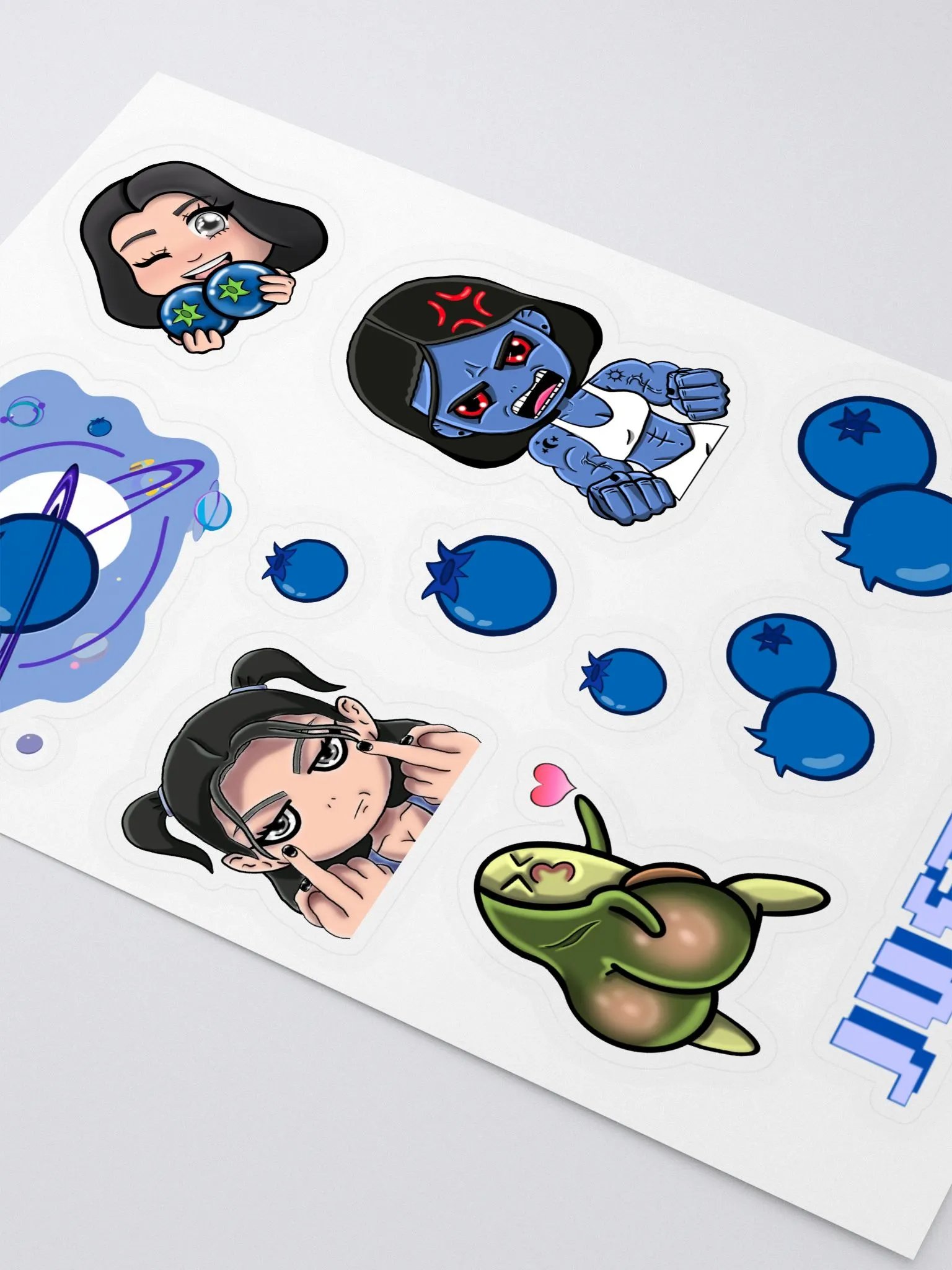 Justa Sticker Sheet product image (3)