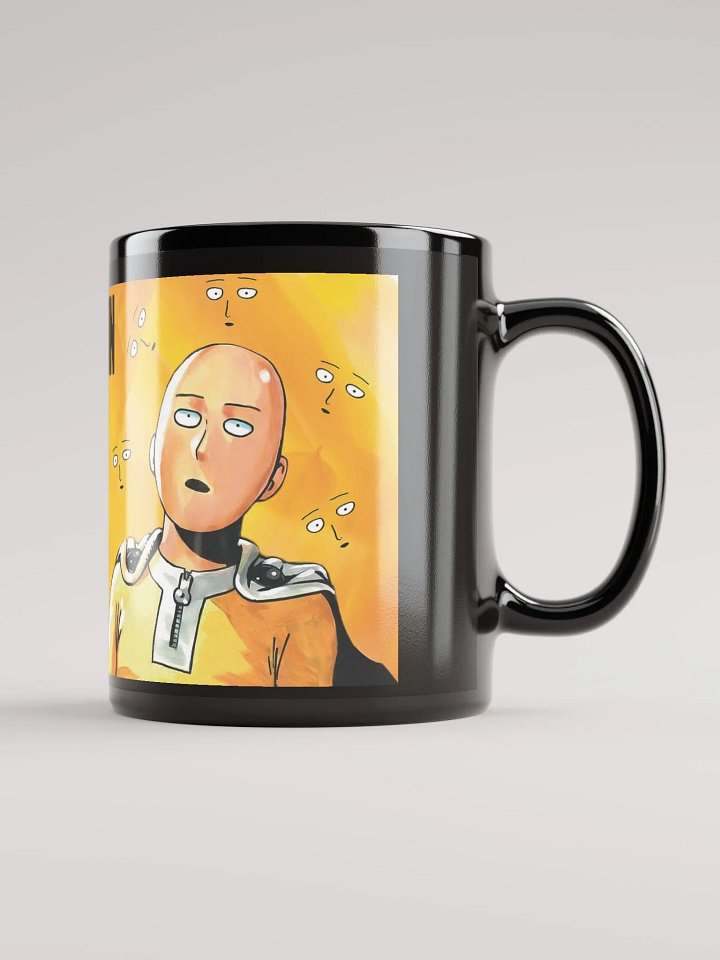One-Punch Man Black Glossy Mug – A Must-Have for Anime Fans! product image (2)