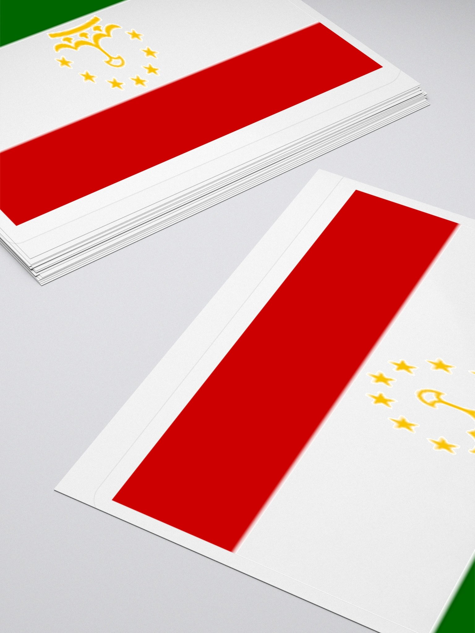 Exclusive Tajikistan Flag Kiss-Cut Stickers - High-Quality Vinyl, Multiple Sizes product image (10)