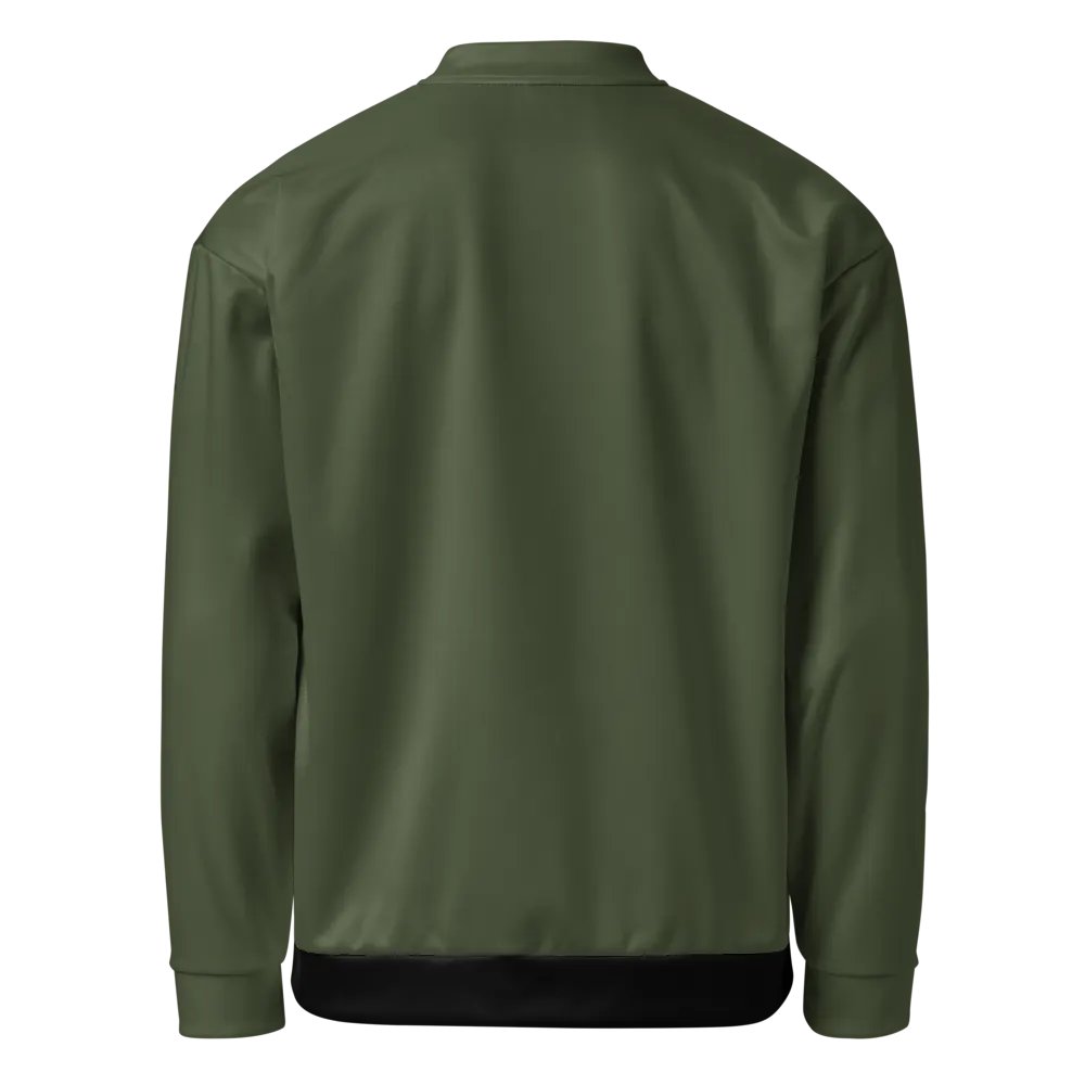 Olive Bomber Jacket product image (6)
