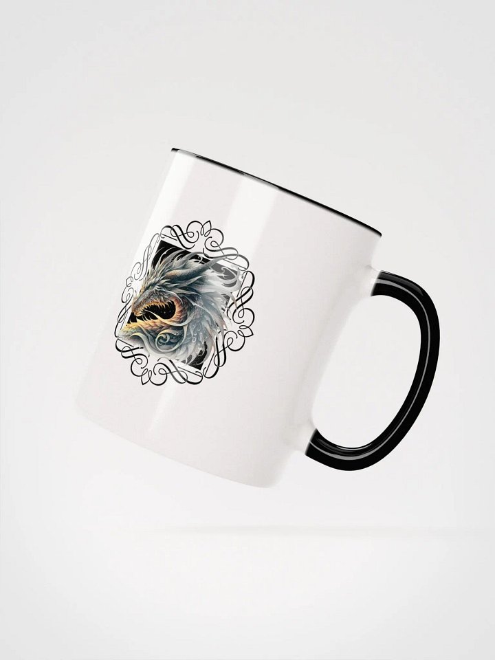 Silver and Gold Dragon Two Tone Mug product image (4)