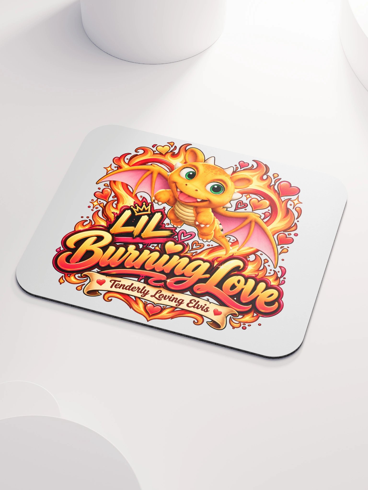 LIL Burning Love Dragon Mouse Pad product image (3)