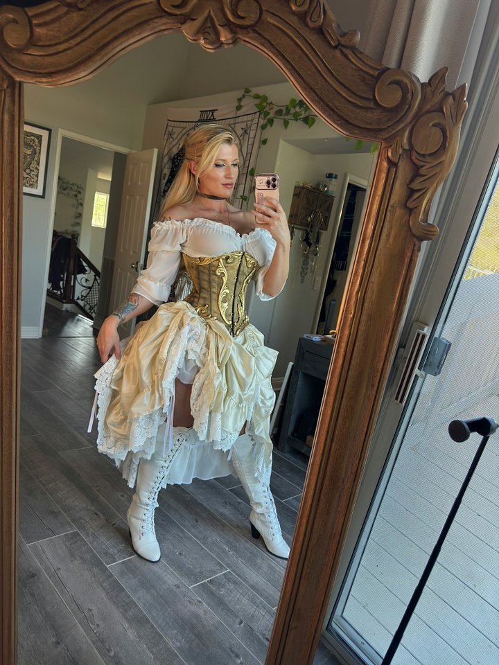 "Milady" Skirt - Lemon Cream - Made to Order product image (1)