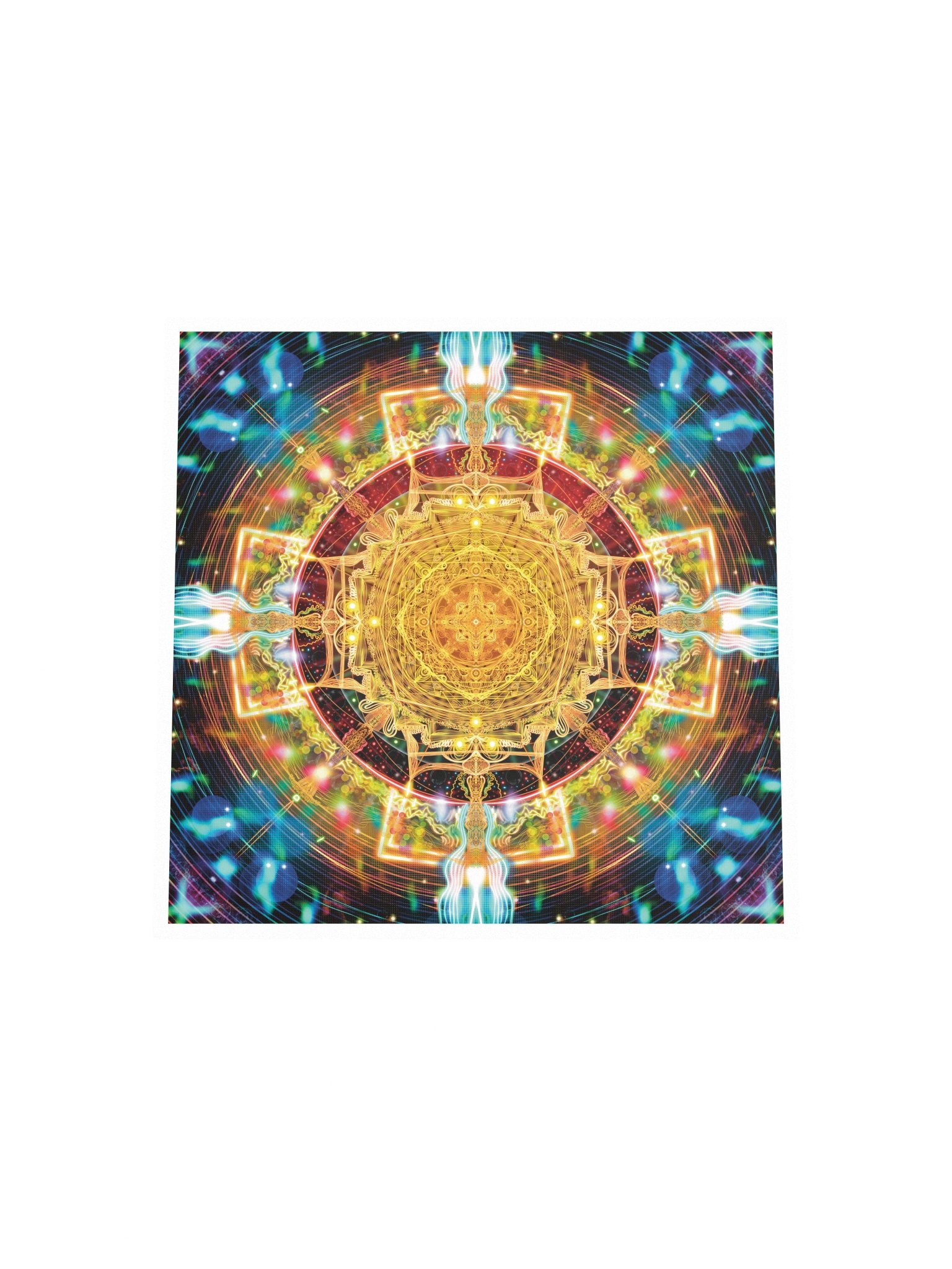 Light tunnel - Square matte poster. product image (16)